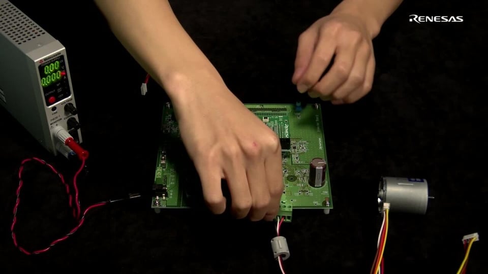 (2) Evaluation System for BLDC Motor [Set-up]