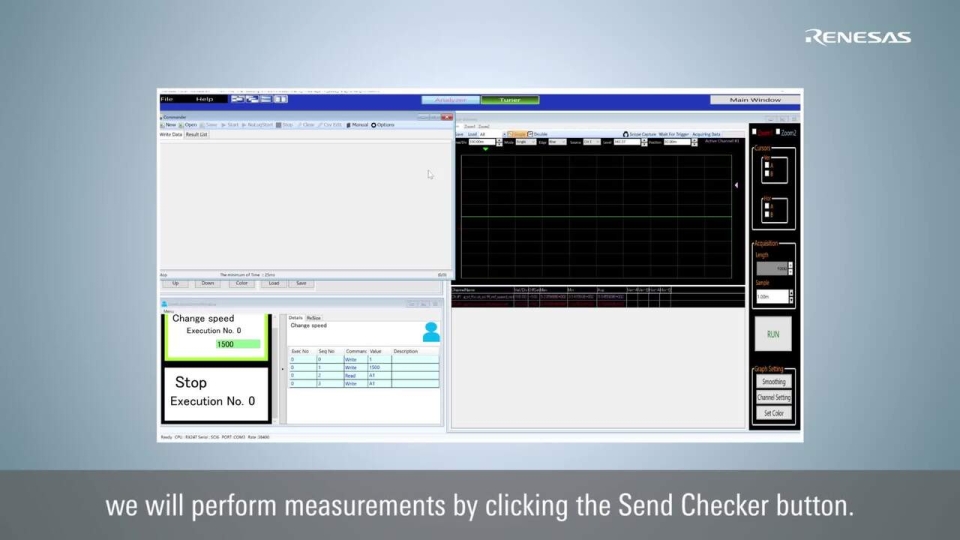 (6) Renesas Motor Workbench Analyzer + Tuner [Application]