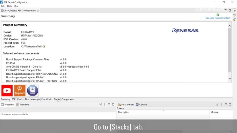 QE for BLE[RA] Tutorial: QE for BLE usage for Keil MDK