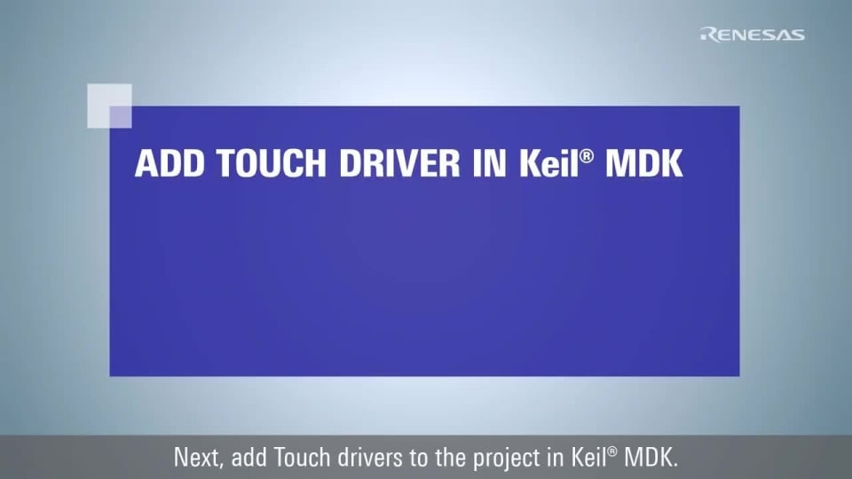 QE for Capacitive Touch[RA] Tutorial: Use QE for Capacitive Touch with FSP in Keil MDK