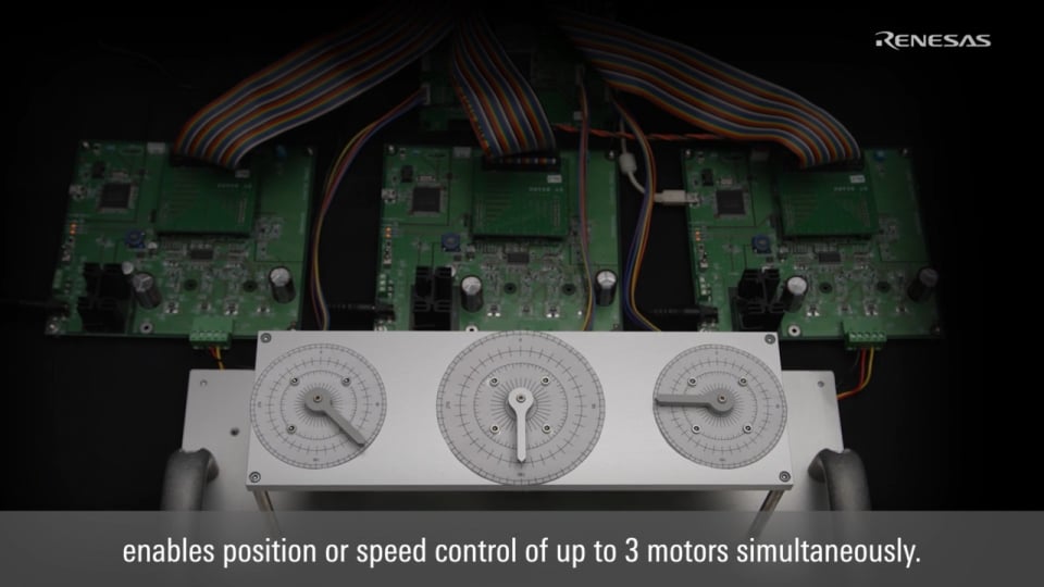 Position Control of 3 Motors With a Single MCU