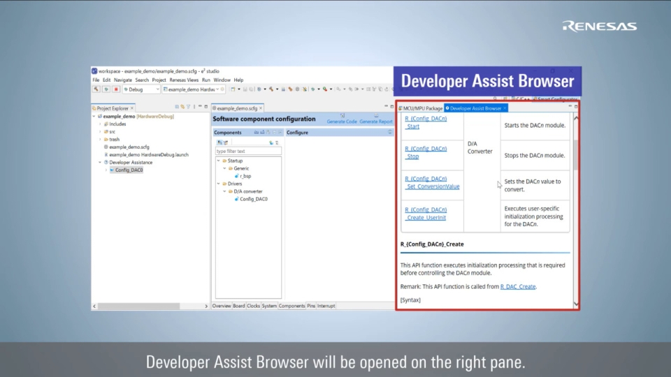 Easy Coding in e² studio With the Smart Configurator Developer Assistance Feature