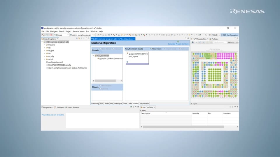 Getting Started with RZ/T2M FSP for ADC