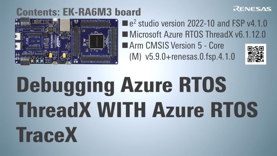 Debugging Azure RTOS ThreadX With Azure RTOS TraceX