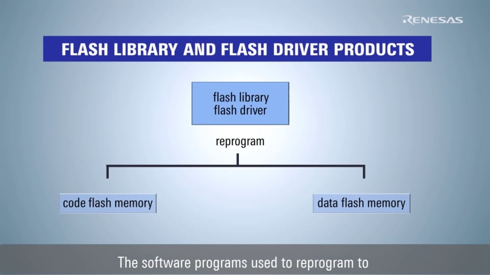 Flash Library and Flash Driver Products