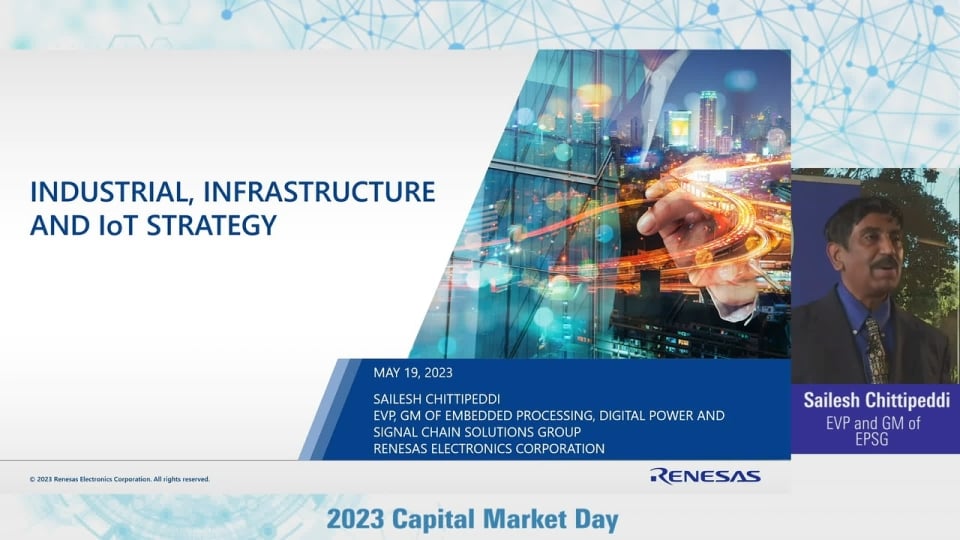 Industrial, Infrastructure and IoT Strategy - 2023 Capital Market Day（2023年5月19日開催）