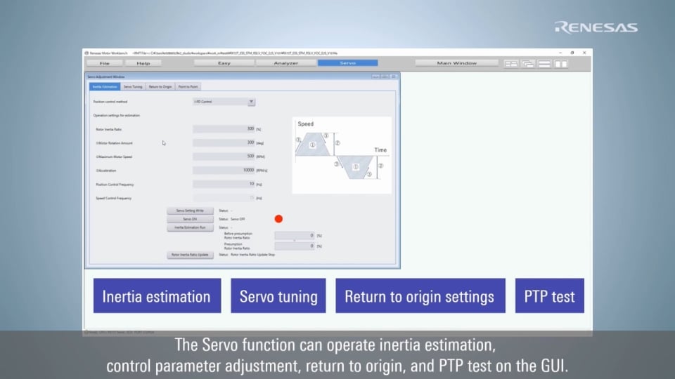 (17) Renesas Motor Workbench Servo Function