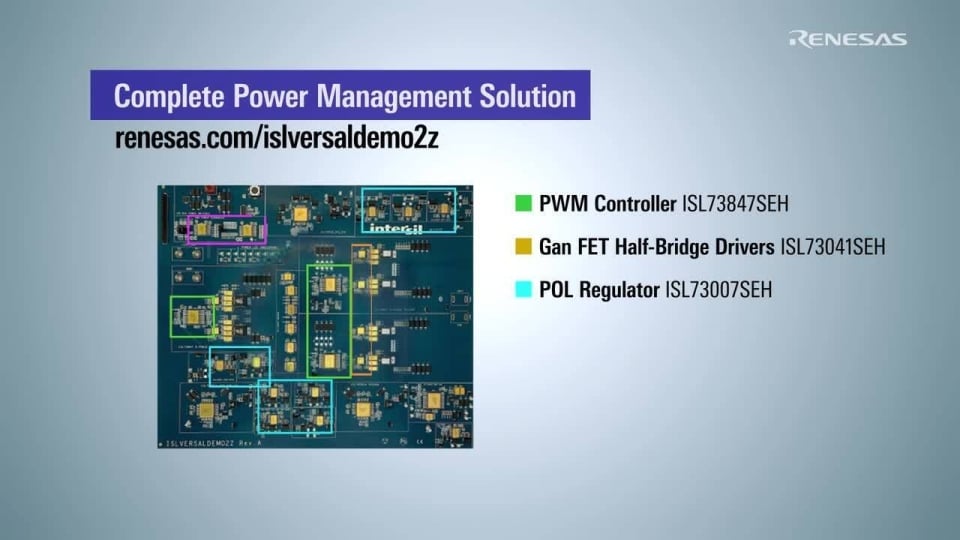 ISLVERSALDEMO2Z Reference Design Power Solution for AMD’s XQRVC1902 Versal Adaptive SoC