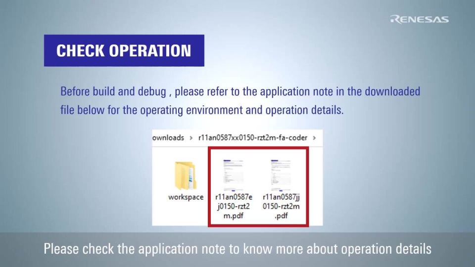 Getting Started with RZ/T2M FSP for FA-CODER