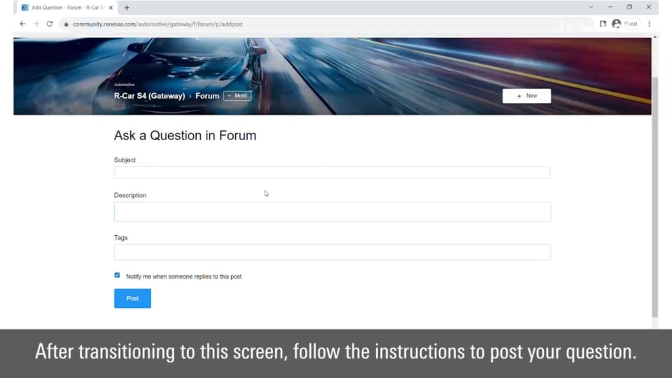 How to Use Q/A Forum