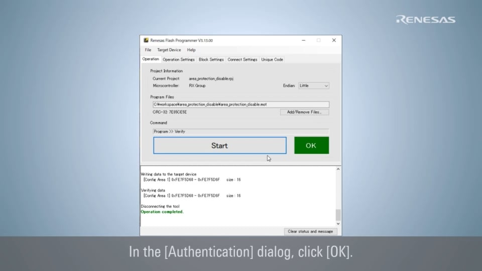 RX Flash Module FIT Tips - How to Set a RX Microcontroller With Access Window Enabled Back to Default Shipment State