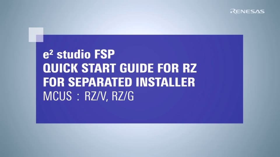 e² studio Quick Start Guide - FSP for RZ on Separate Installer