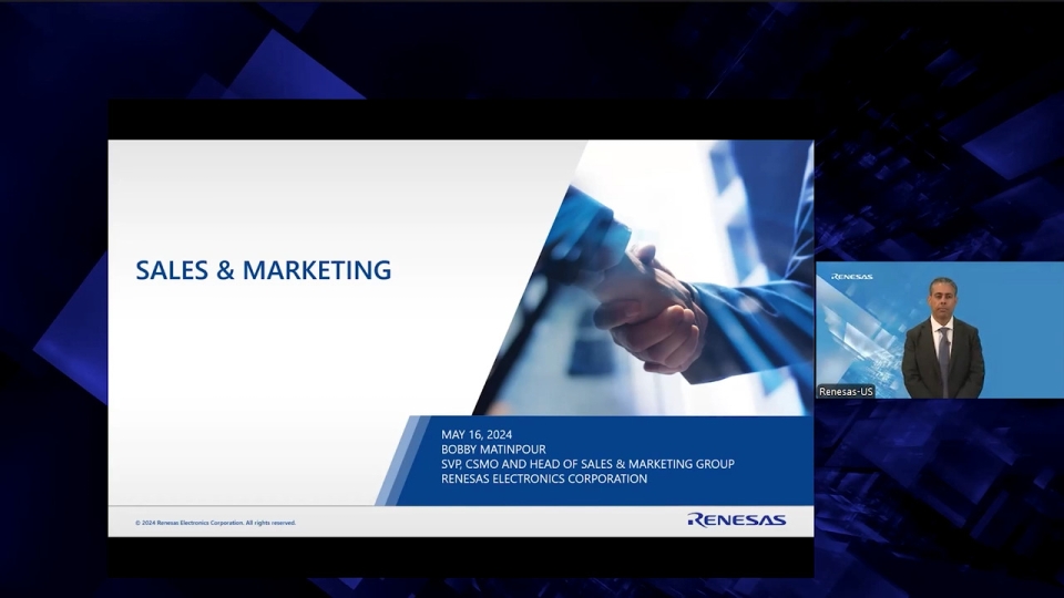 Sales & Marketing / High Performance Computing / Embedded Processing / Analog & Connectivity / Power - 2024 Capital Market Day（2024年5月16日開催）