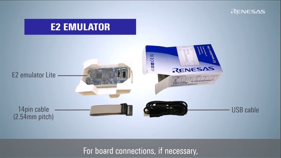 E2 Emulator Lite Product Configurations | Renesas