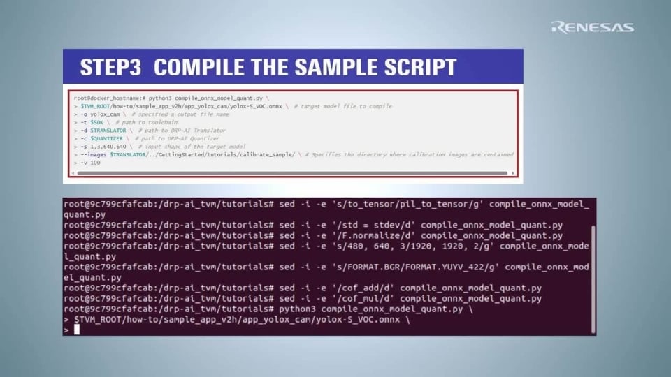 How to Compile Your Own Model Using DRP-AI TVM