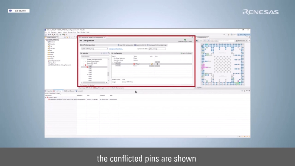 How to Check Pin Confliction Between RZ FSP Project and Linux Project