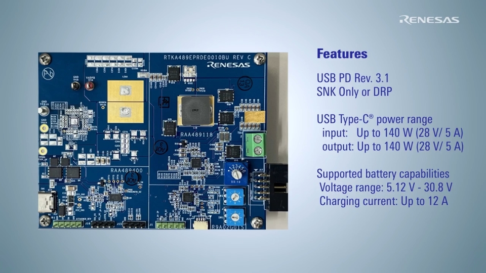 Getting Started with RTK-G015-EPRSinkCharger-140W