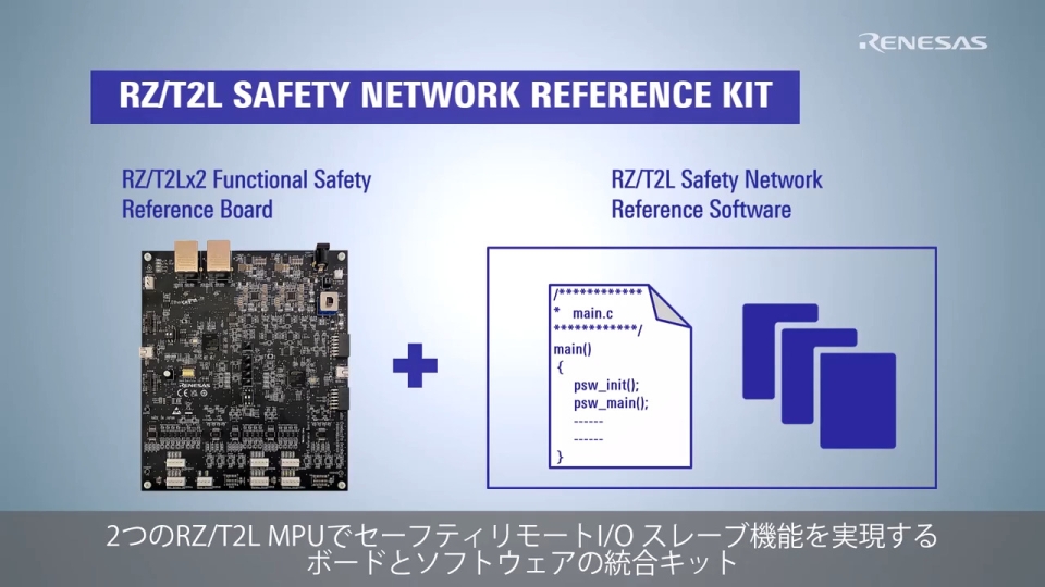 RZ/T2L セーフティ ネットワーク リファレンスキットのご紹介