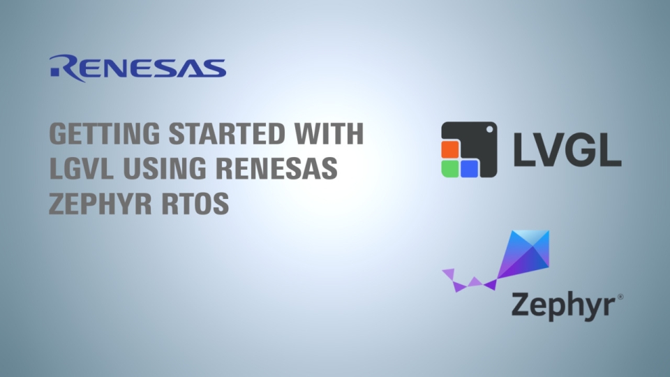 Getting Started with LVGL Using Renesas Zephyr RTOS | Renesas ルネサス