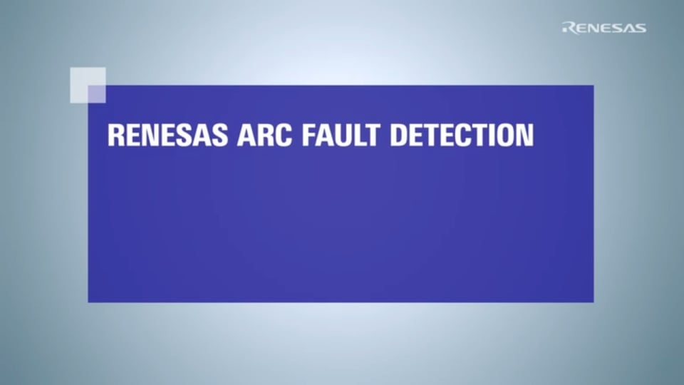 Arc Fault Detection Demo
