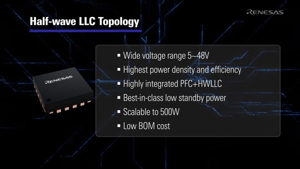 Half-Wave LLC Charging Topology