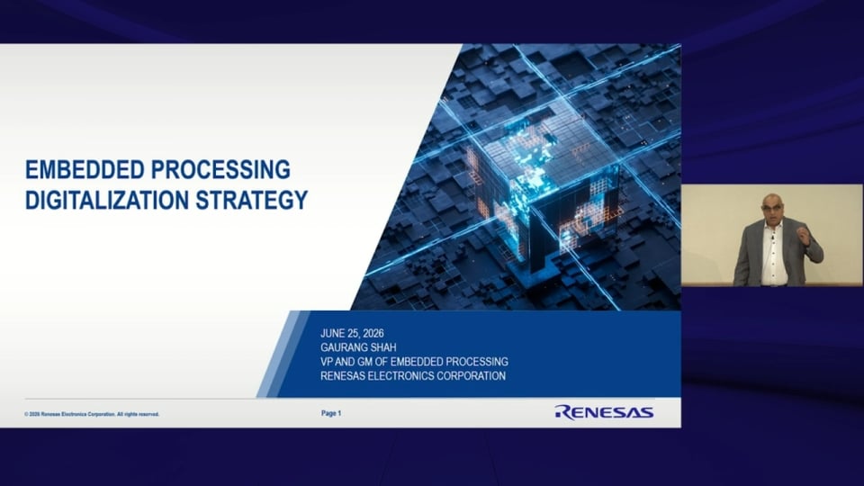 Embedded Processing & Digitalization Strategy / Intelligence at the Edge / AI Infra & Compute / Closing Remark - 2026 Capital Market Day（2026年6月25日開催）